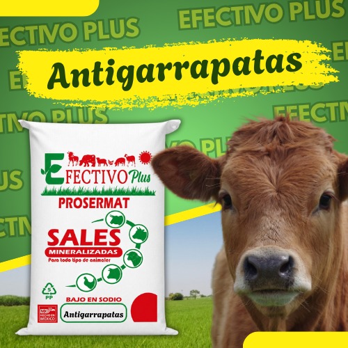 Sales Mineralizadas Antigarrapatas 20 kg Efectivo Plus
