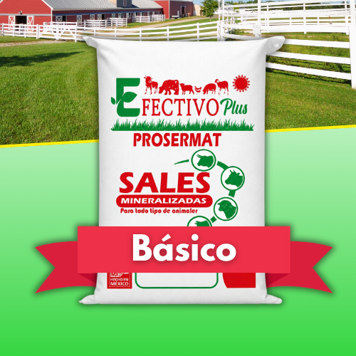 Sales Mineralizadas Basico para Animales 20 kg Efectivo Plus