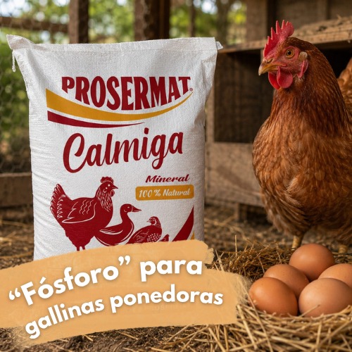 Premezcla mineralizada "Fosforo" para Gallinas ponedoras 10 kg Calmiga