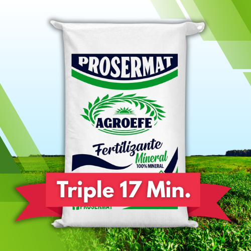Triple 17 mineralizado fertilizante 20 kg AgroEfe